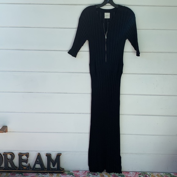NWT Varley Malia Knit Midi Dress - Picture 7 of 8